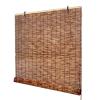 Bamboo Reed Roller Blind, 50/65/80/100/120/140/160 cm, Privacy & Sun Protection for Patio, Garden, Kitchen, Veranda or Pool (120 x 220 cm) view 1