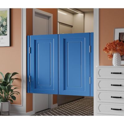 Vintage Blue Self-Closing Swing Door, W100 x H100 cm