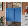 Vintage Blue Self-Closing Swing Door, W100 x H100 cm view 1