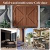 Vintage Blue Self-Closing Swing Door, W100 x H100 cm view 4