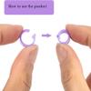 100/200 Pcs. Numbered Pigeon and Chicken Leg Bands, Blue Plastic Bird Rings, 8,100 Pcs. view 4
