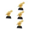 Sosoport 4-Piece Microphone Trophies for Singing Competitions view 1