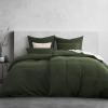 DuvetNova 4-Piece Duvet Cover Set, 135 x 200 cm, Green/Dark Green view 1