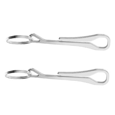 Stainless Steel Pocket Clip for Keys and Small Items