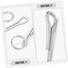 Stainless Steel Pocket Clip for Keys and Small Items view 3