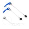 Baxnore 1 Pair Bicycle Quick-Release Skewers, Aluminum Alloy Front and Rear Axle Set, Blue view 2