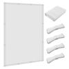 Rectangular Waterproof Shade Sail 170 x 380 cm, White view 1