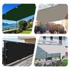 Rectangular Waterproof Shade Sail 170 x 380 cm, White view 2