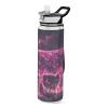 KLL Tritan Plastic Water Bottle, Leakproof, for Bicycles, 1.2 L, Burgundy view 1