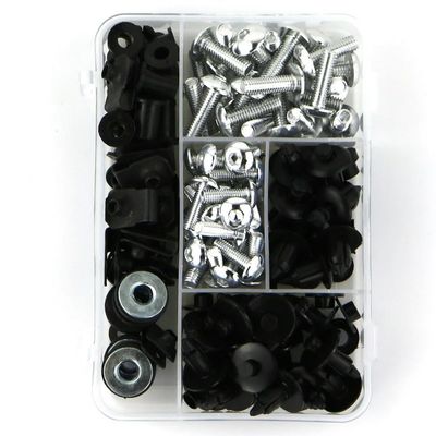 MXGRAPHIC Complete Motorcycle Fairing Screw Kit, Aluminum Clips and Nuts for Honda CBR1100XX 1997–2007