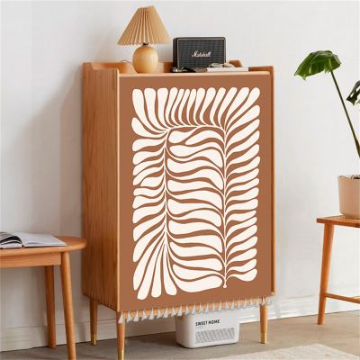 Highdi Self-Adhesive Cabinet Curtain with Velcro, Style 2, W60 x H80 cm