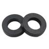 Qerwsdty M6 Black Flat Plastic and Rubber Washers view 2