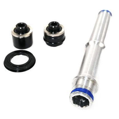 DONGLING Bicycle Thru-Axle Quick Release, Aluminum, 130 mm × 5 m, Rear Hub Adapter with End Caps