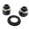 DONGLING Bicycle Thru-Axle Quick Release, Aluminum, 130 mm × 5 m, Rear Hub Adapter with End Caps view 3