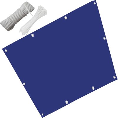1.4 x 5.5 m Garden Shade Sail, Dark Blue