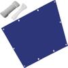1.4 x 5.5 m Garden Shade Sail, Dark Blue view 1