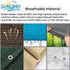 Shade Sail with Grommets, 130 x 425 cm, 95% UV Protection, Light Gray view 2