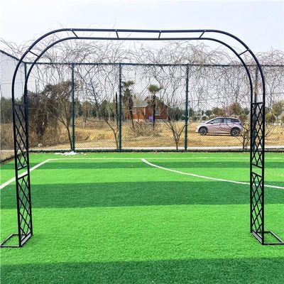 Iron Garden Arch for Outdoor Use, 140 x 230 cm, White