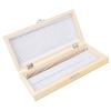 50-Piece Wooden Microscope Slide Storage Box for Biology Students view 3