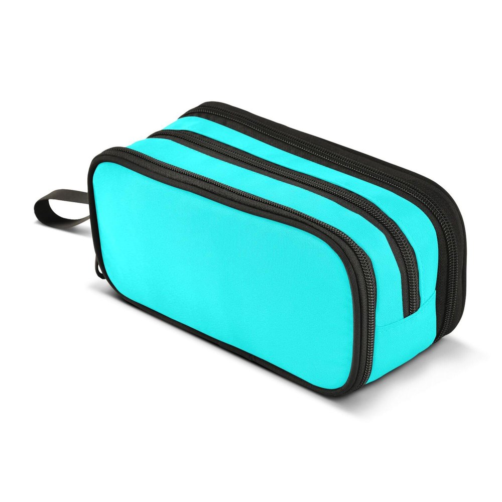 Large-Capacity Pencil Case for Girls and Kids, Solid Color