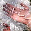 DTVEW Knotless Polyester Rope Net, 2.5 cm/2 mm, Sports Outdoor Balcony Safety Net, Garden Farm Protective Net (2 x 4 m) view 3
