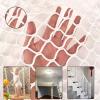 DTVEW Knotless Polyester Rope Net, 2.5 cm/2 mm, Sports Outdoor Balcony Safety Net, Garden Farm Protective Net (2 x 4 m) view 4