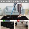 RxiBeFuw Office Chair Mat, Gaming Chair Floor Mat, 110 x 140 cm view 4