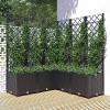 Festnight Planter Box with Trellis 120 x 120 x 136 cm view 1