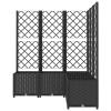 Festnight Planter Box with Trellis 120 x 120 x 136 cm view 4