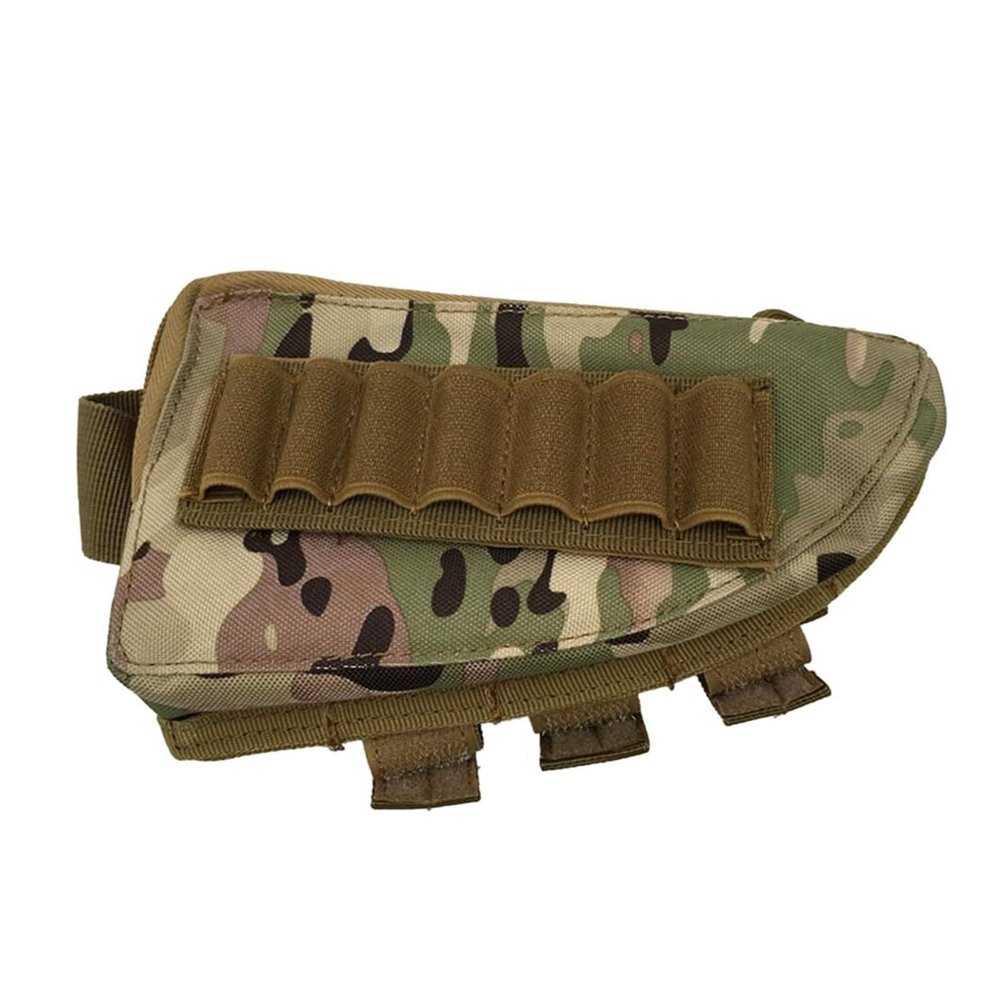 PBTMCD Tactical Triangular Stock Pack with Cheek Rest and MOLLE Holder