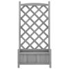 Festnight Wooden Planter Box with Trellis 55 x 29.5 x 110 cm view 4