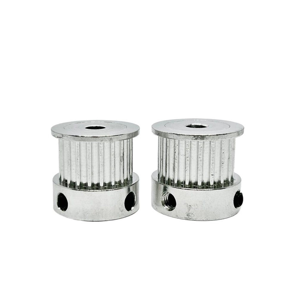 5-Pack 3GT 20-Tooth Timing Pulleys, 6/10 mm Belt Width, 4/5/6/6.35/8 mm Bore, for 3D Printers (6.35 mm, 5 pcs, 6 mm)