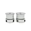 5-Pack 3GT 20-Tooth Timing Pulleys, 6/10 mm Belt Width, 4/5/6/6.35/8 mm Bore, for 3D Printers (6.35 mm, 5 pcs, 6 mm) view 1