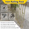 SRNSAEB Metal Stair Railing Post, 73.2 cm, White view 4