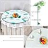Round Transparent Tempered Glass Tabletop, 40–90 cm, 52 cm view 2