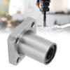 Baxnore LMK8UU Flanged Linear Motion Ball Bearing, Low-Friction Steel Bearing view 4