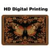Retro Butterfly Black Door Mat, 29 x 17 in view 2