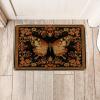 Retro Butterfly Black Door Mat, 29 x 17 in view 4