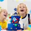 Glittery Space Planet Number Birthday Candle (0–9) view 2