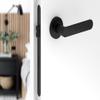 ERGO line PRIMA Black Door Handle Set with Round Rose view 2