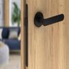 ERGO line PRIMA Black Door Handle Set with Round Rose view 3
