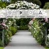 Metal Garden Rose Arch Trellis, Adjustable Steel Frame, Bronze, W2.80 x H2.50 m view 4
