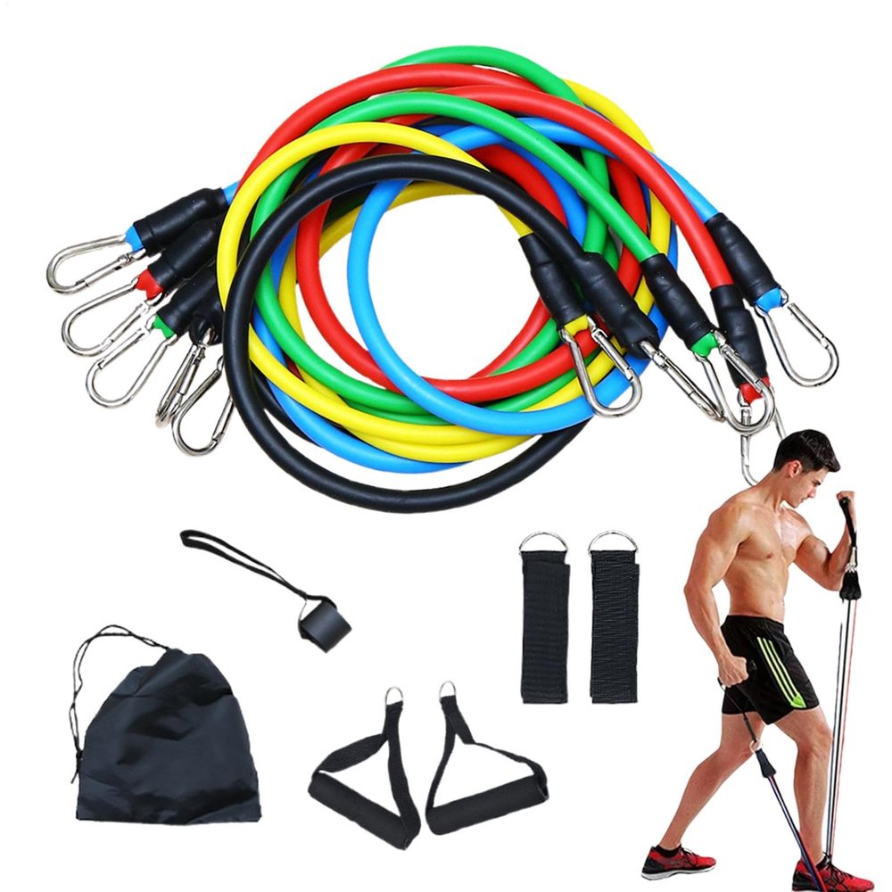 Portable Elastic Exercise Bands for Strength Training