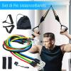 Portable Elastic Exercise Bands for Strength Training view 2