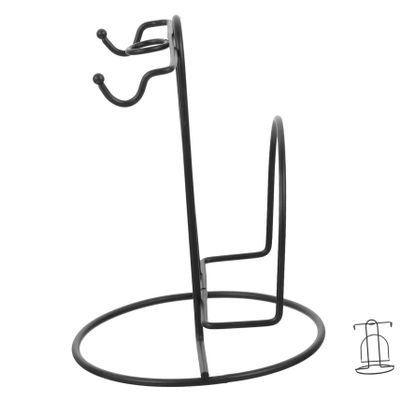 Iron Metal Cup Holder, Simple, Sturdy and Lightweight, Black