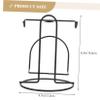 Iron Metal Cup Holder, Simple, Sturdy and Lightweight, Black view 2