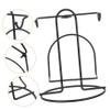 Iron Metal Cup Holder, Simple, Sturdy and Lightweight, Black view 3