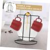 Iron Metal Cup Holder, Simple, Sturdy and Lightweight, Black view 4