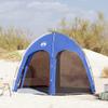 vidaXL Pool Tent Azure Blue 366 x 305 x 231 cm Polyester and Fiberglass view 2