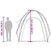 vidaXL Pool Tent Azure Blue 366 x 305 x 231 cm Polyester and Fiberglass view 4